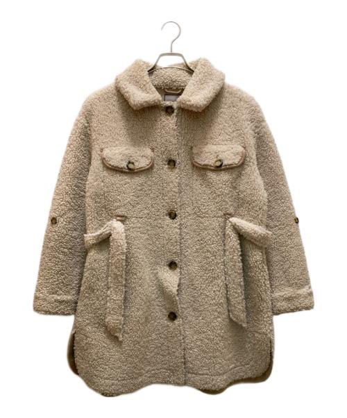 URBANCODE LONDON（アーバンコード ロンドン）URBANCODE LONDON (アーバンコード ロンドン) ボアコート ベージュ サイズ:１０の古着・服飾アイテム
