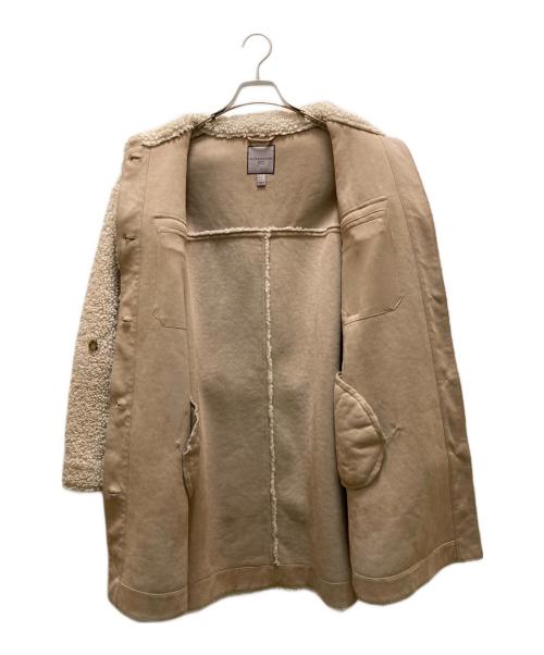 URBANCODE LONDON（アーバンコード ロンドン）URBANCODE LONDON (アーバンコード ロンドン) ボアコート ベージュ サイズ:１０の古着・服飾アイテム