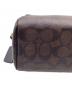 中古・古着 COACH (コーチ) ベネット クロスボディ ショルダーバッグ ブラウン：14000円