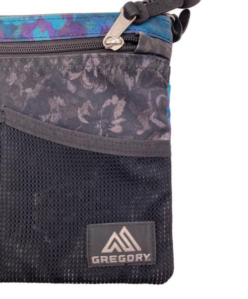 GREGORY（グレゴリー）GREGORY (グレゴリー) タペストリー ブロッキング サコッシュ ブルー×ブラックの古着・服飾アイテム