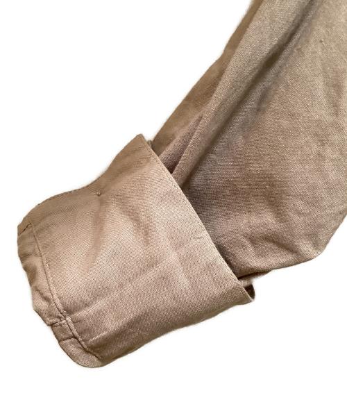 KAGURE（カグレ）kagure (カグレ) ピンタックロングシャツワンピース ベージュ サイズ:Freeの古着・服飾アイテム