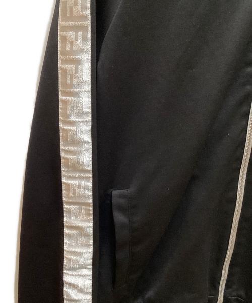 FENDI（フェンディ）FENDI (フェンディ) FFテープライントラックジャケット ブラック サイズ:XXLの古着・服飾アイテム
