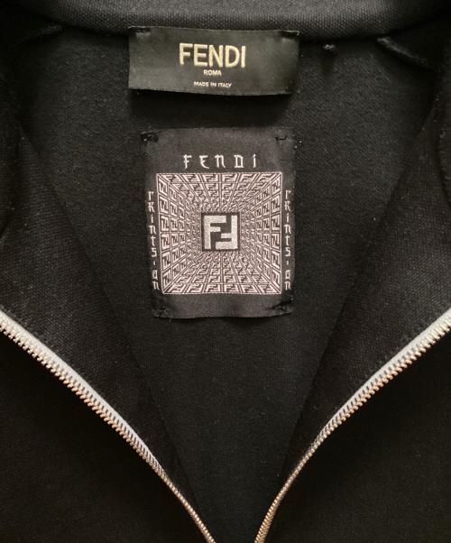 FENDI（フェンディ）FENDI (フェンディ) FFテープライントラックジャケット ブラック サイズ:XXLの古着・服飾アイテム