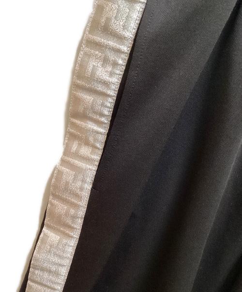 FENDI（フェンディ）FENDI (フェンディ) FFテープロゴトラックパンツ ブラック サイズ:52の古着・服飾アイテム