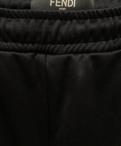 FENDI（フェンディ）FENDI (フェンディ) FFテープロゴトラックパンツ ブラック サイズ:52の古着・服飾アイテム