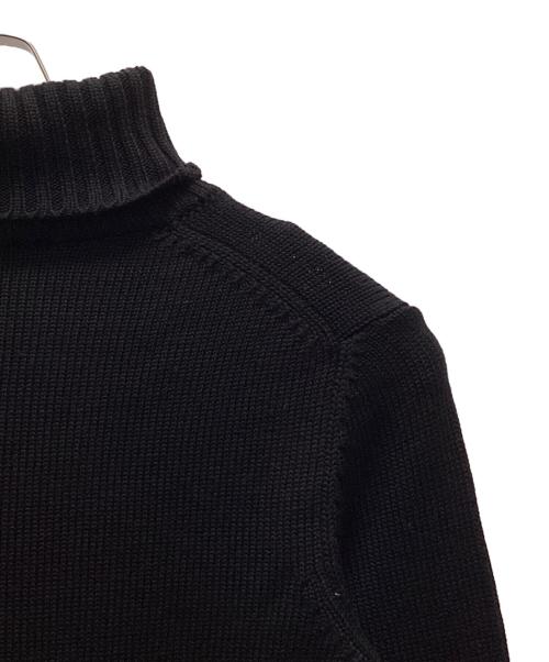 Zanone（ザノーネ）Zanone (ザノーネ) 5ゲージウールソリッドタートルネックニット ブラック サイズ:46の古着・服飾アイテム