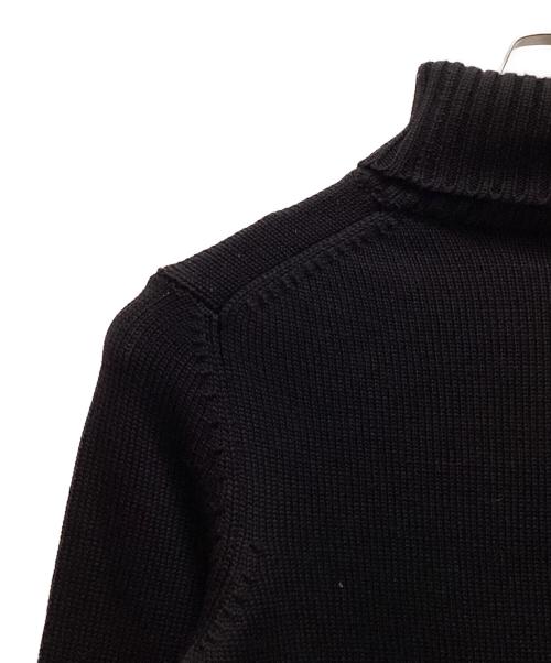 Zanone（ザノーネ）Zanone (ザノーネ) 5ゲージウールソリッドタートルネックニット ブラック サイズ:46の古着・服飾アイテム