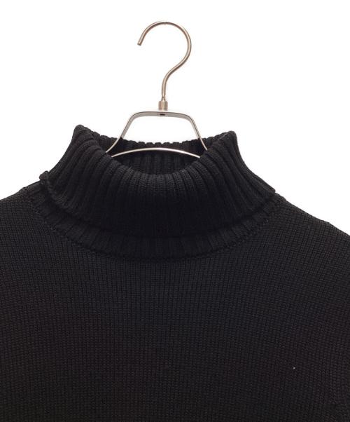 Zanone（ザノーネ）Zanone (ザノーネ) 5ゲージウールソリッドタートルネックニット ブラック サイズ:46の古着・服飾アイテム