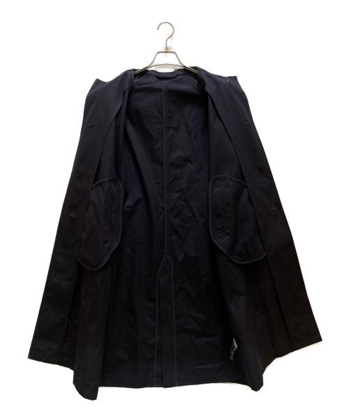 JOURNAL STANDARD relume（ジャーナルスタンダード レリューム）JOURNAL STANDARD relume (ジャーナルスタンダード レリューム) スーピマコットンステンカラーコート ネイビー サイズ:36の古着・服飾アイテム