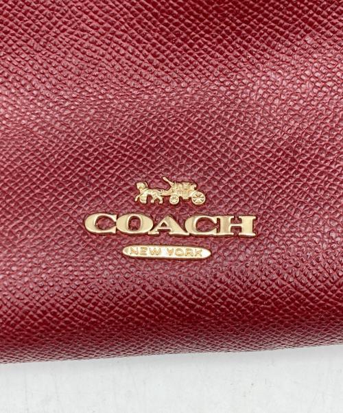 COACH（コーチ）COACH (コーチ) リバーシブルトートバッグ レッドの古着・服飾アイテム