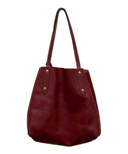 COACH（コーチ）COACH (コーチ) リバーシブルトートバッグ レッドの古着・服飾アイテム