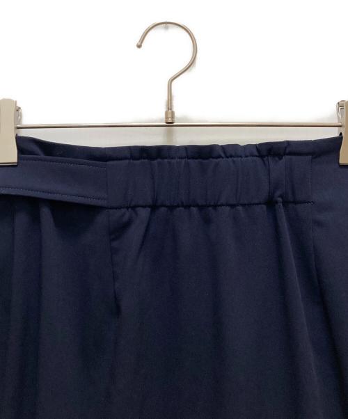 PLST（プラステ）PLST (プラステ) ストレッチレーヨンラップスカート ネイビー サイズ:L 未使用品の古着・服飾アイテム
