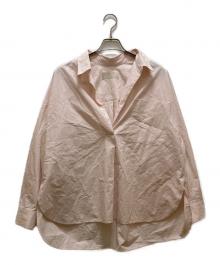 Plage（プラージュ）の古着「relaxy slit シャツ」｜ベージュ