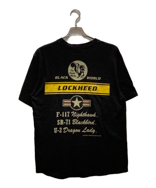 BUZZ RICKSON'S（バズリクソンズ）BUZZ RICKSON'S (バズリクソンズ) LOCKHEED MARTIN Tシャツ ブラック サイズ:Lの古着・服飾アイテム
