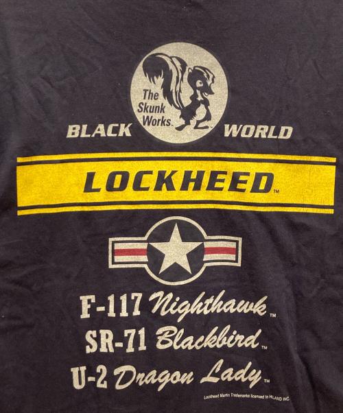 BUZZ RICKSON'S（バズリクソンズ）BUZZ RICKSON'S (バズリクソンズ) LOCKHEED MARTIN Tシャツ ブラック サイズ:Lの古着・服飾アイテム