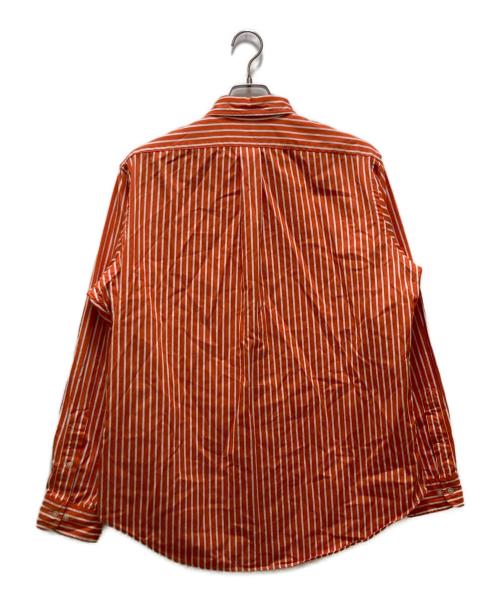 RALPH LAUREN（ラルフローレン）RALPH LAUREN (ラルフローレン) ボタンダウンストライプシャツ オレンジ サイズ:Lの古着・服飾アイテム