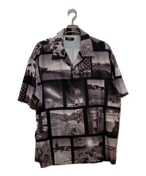 glamb（グラム）glamb (グラム) LA Photo Shirt Black グレー サイズ:Lの古着・服飾アイテム