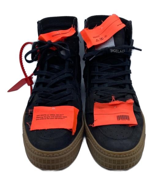 OFFWHITE（オフホワイト）OFFWHITE (オフホワイト) ハイカットスニーカー ブラック サイズ:41の古着・服飾アイテム