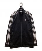 adidasアディダス）の古着「トラックジャケット」｜ブラック