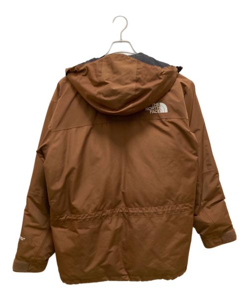 THE NORTH FACE（ザ ノース フェイス）THE NORTH FACE (ザ ノース フェイス) ダウン マウンテン ガイド ジャケット ブラウン サイズ:ｌの古着・服飾アイテム