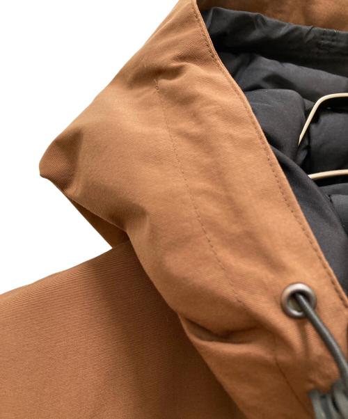 THE NORTH FACE（ザ ノース フェイス）THE NORTH FACE (ザ ノース フェイス) ダウン マウンテン ガイド ジャケット ブラウン サイズ:ｌの古着・服飾アイテム