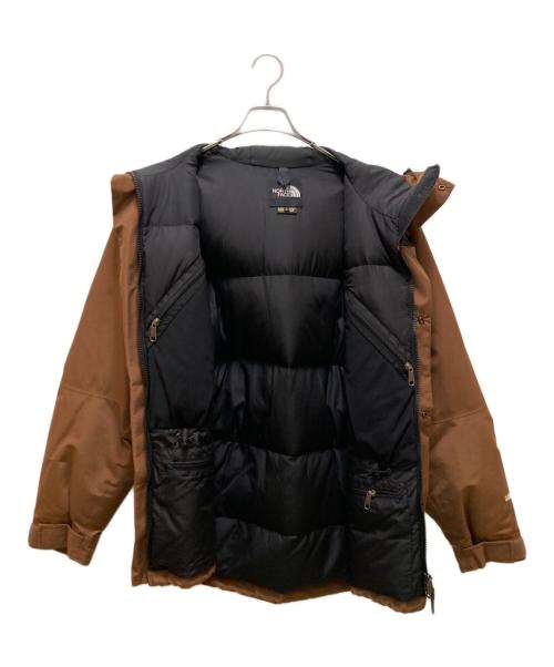 THE NORTH FACE（ザ ノース フェイス）THE NORTH FACE (ザ ノース フェイス) ダウン マウンテン ガイド ジャケット ブラウン サイズ:ｌの古着・服飾アイテム