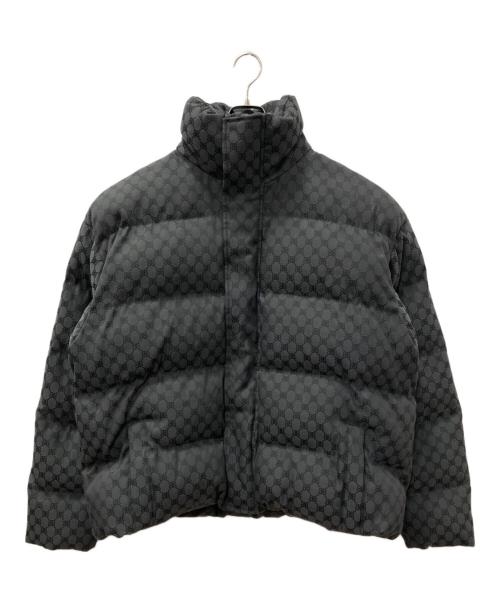 BALENCIAGA（バレンシアガ）BALENCIAGA (バレンシアガ) GUCCI (グッチ) パフィダウンジャケット ブラック サイズ:SIZE 46の古着・服飾アイテム