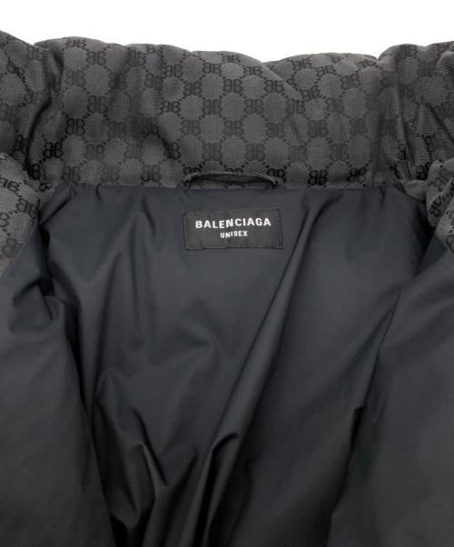 BALENCIAGA（バレンシアガ）BALENCIAGA (バレンシアガ) GUCCI (グッチ) パフィダウンジャケット ブラック サイズ:SIZE 46の古着・服飾アイテム