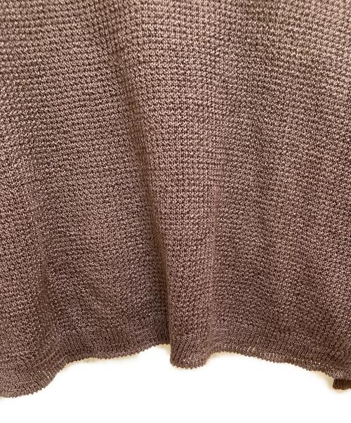 Spick and Span（スピック＆スパン）Spick and Span (スピック＆スパン) コットンリネンギマリンクスルーズプルオーバー ブラウン サイズ:不明の古着・服飾アイテム