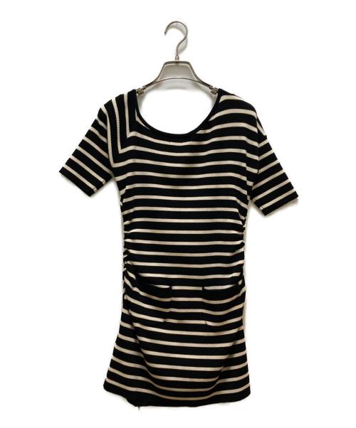 AND MARY（アンドマリー）AND MARY (アンドマリー) Connie ribbon mini dress black ブラック サイズ:FREEの古着・服飾アイテム