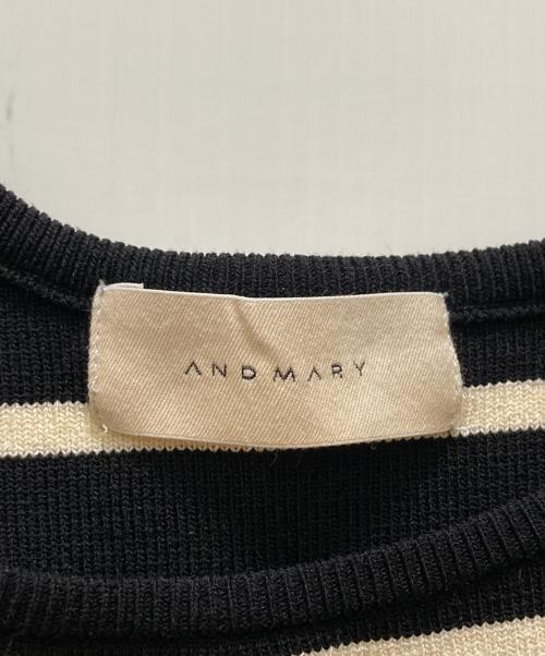 AND MARY（アンドマリー）AND MARY (アンドマリー) Connie ribbon mini dress black ブラック サイズ:FREEの古着・服飾アイテム