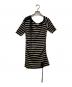 AND MARY（アンドマリー）の古着「Connie ribbon mini dress black」｜ブラック