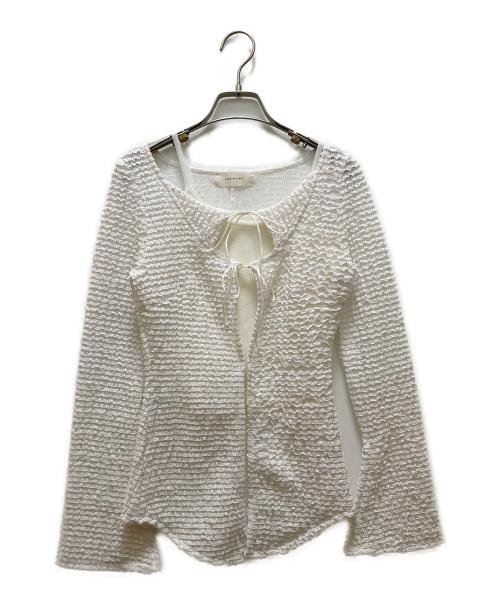 AND MARY（アンドマリー）AND MARY (アンドマリー) .Alice set cardigan&mini skirt ホワイト サイズ:FREEの古着・服飾アイテム