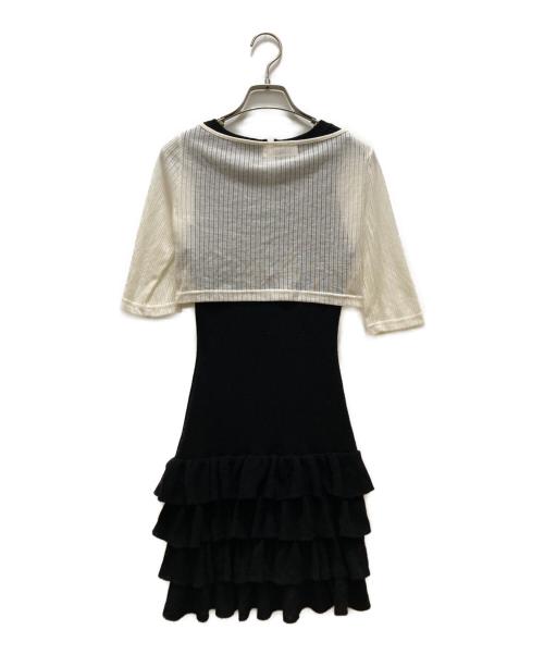 AND MARY（アンドマリー）AND MARY (アンドマリー) Sophia frill set dress ブラック サイズ:FREEの古着・服飾アイテム