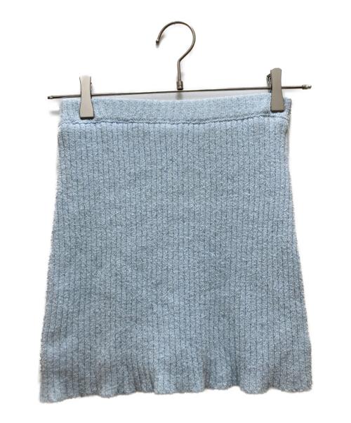 AND MARY（アンドマリー）AND MARY (アンドマリー) Evelyn knit set up ブルー サイズ:FREEの古着・服飾アイテム