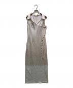 AND MARYアンドマリー）の古着「Karen logo dress」｜グレー