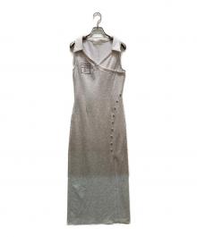 AND MARY（アンドマリー）の古着「Karen logo dress」｜グレー