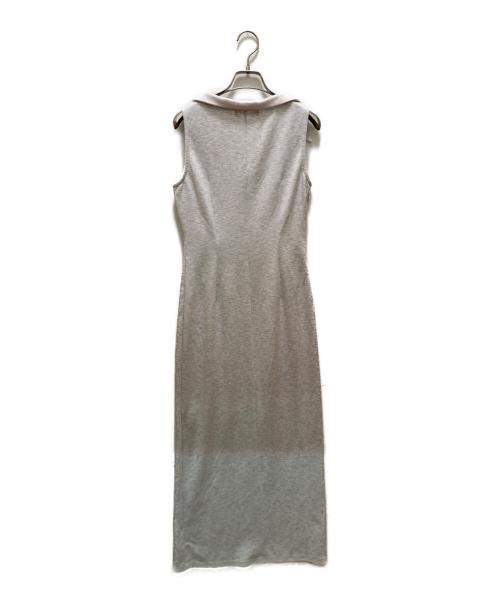 AND MARY（アンドマリー）and mary (アンドマリー) Karen logo dress グレー サイズ:FREEの古着・服飾アイテム