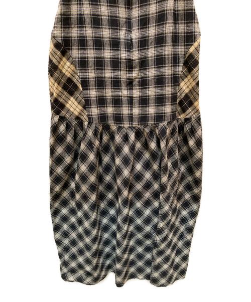 AND MARY（アンドマリー）and mary (アンドマリー) アンナチェックドレスワンピース ブラック サイズ:FREEの古着・服飾アイテム