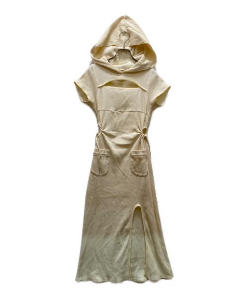 AND MARY（アンドマリー）AND MARY (アンドマリー) Effie slit dress Ivory. ベージュ サイズ:FREEの古着・服飾アイテム