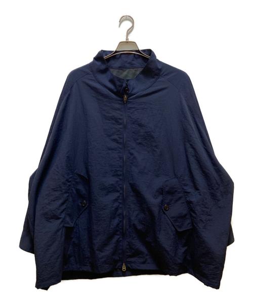 journal standard luxe（ジャーナルスタンダード ラックス）JOURNAL STANDARD LUXE (ジャーナルスタンダード ラックス) ヒュージジップブルゾン ネイビー サイズ:Freeの古着・服飾アイテム