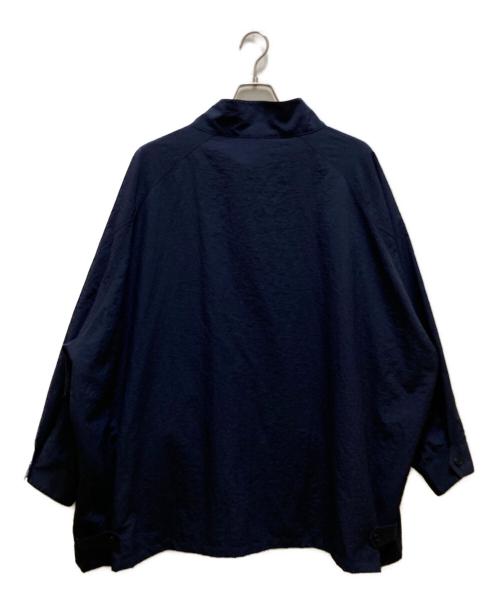 journal standard luxe（ジャーナルスタンダード ラックス）JOURNAL STANDARD LUXE (ジャーナルスタンダード ラックス) ヒュージジップブルゾン ネイビー サイズ:Freeの古着・服飾アイテム