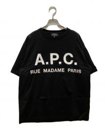 A.P.C.（アーペーセー）の古着「Rue Madame Tシャツ」｜ブラック