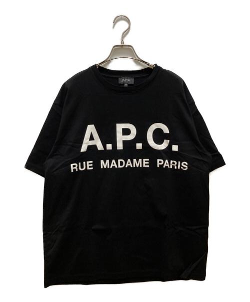 A.P.C.（アーペーセー）A.P.C. (アーペーセー) Rue Madame Tシャツ ブラック サイズ:Mの古着・服飾アイテム