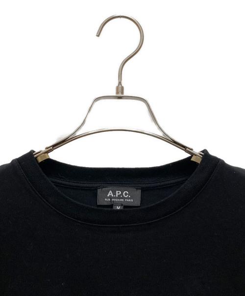 A.P.C.（アーペーセー）A.P.C. (アーペーセー) Rue Madame Tシャツ ブラック サイズ:Mの古着・服飾アイテム