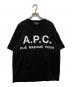 A.P.C.（アーペーセー）の古着「Rue Madame Tシャツ」｜ブラック