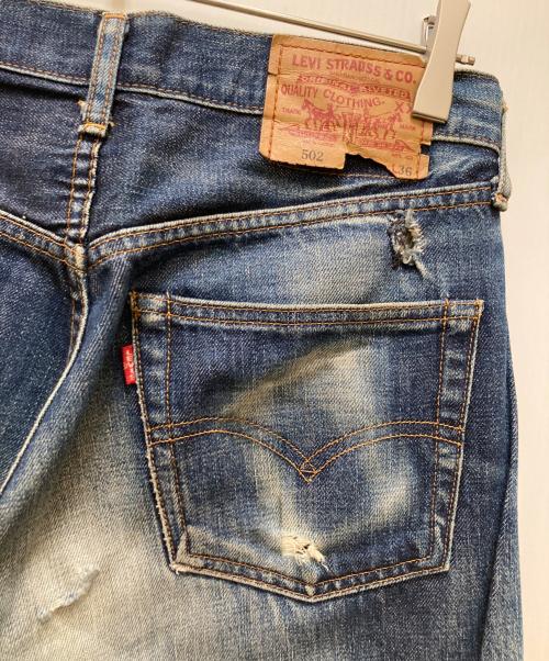 LEVI'S（リーバイス）LEVI'S (リーバイス) 復刻502デニムパンツ インディゴ サイズ:実寸ウエスト約76cm、股下約78cmの古着・服飾アイテム