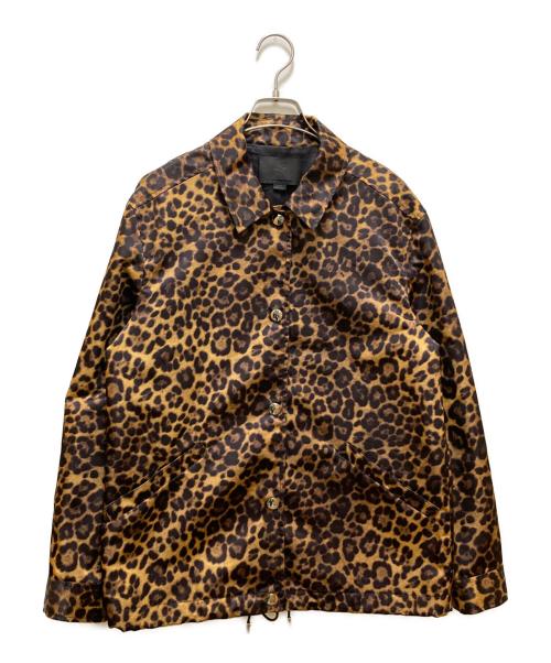 ALEXANDER WANG（アレキサンダー・ワン）ALEXANDER WANG (アレキサンダー・ワン) ナイロンレオパードコーチジャケット ブラウン サイズ:xsの古着・服飾アイテム