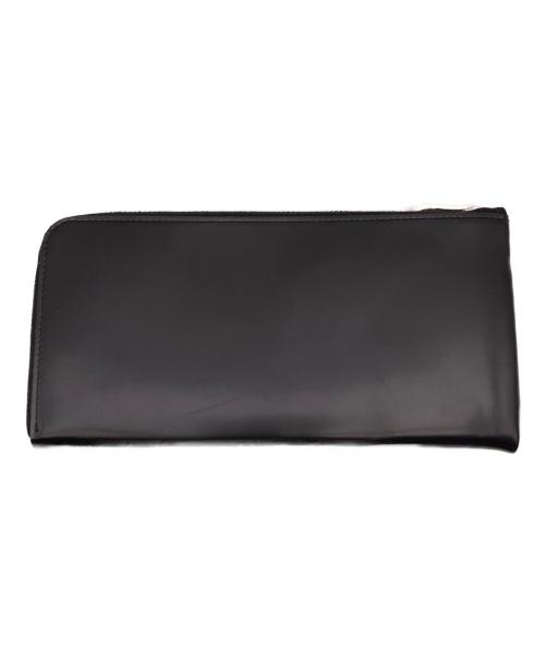 kawa-kawa（カワカワ）kawa-kawa (カワカワ) L字ファスナーレザー長財布 ブラックの古着・服飾アイテム