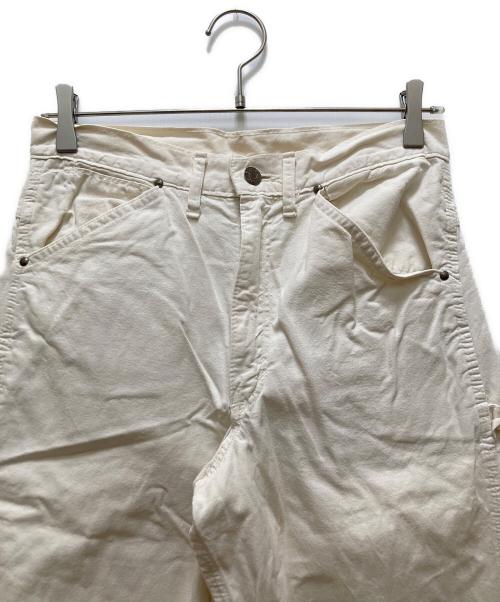 ELY（エリー）ELY (エリー) ヴィンテージペインターパンツ アイボリー サイズ:実寸73cmの古着・服飾アイテム